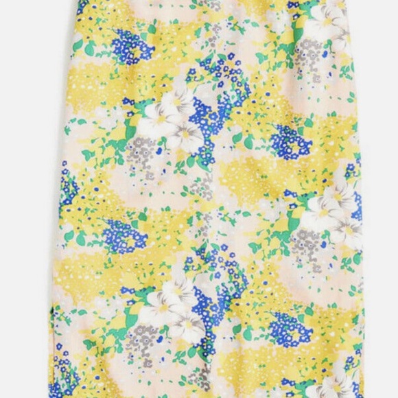 J-Crew silk floral skirt. - Picture 2 of 4